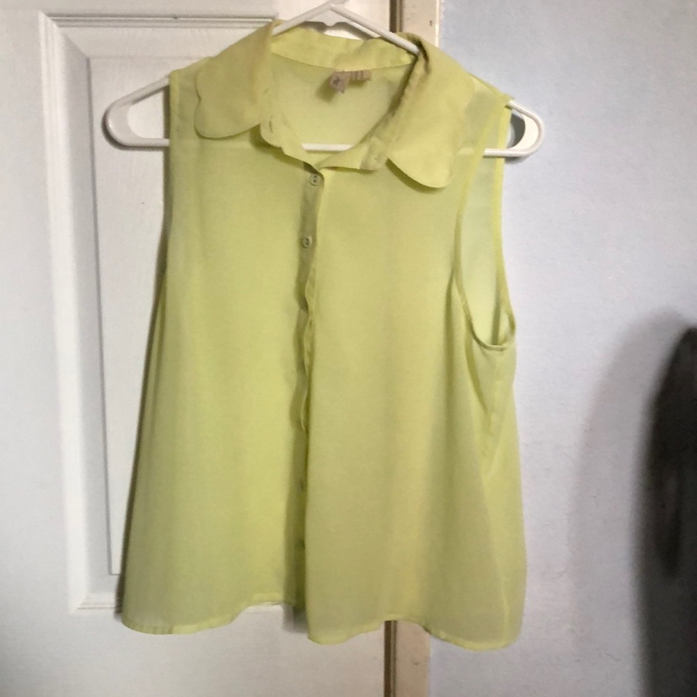 Light Green Tank Top